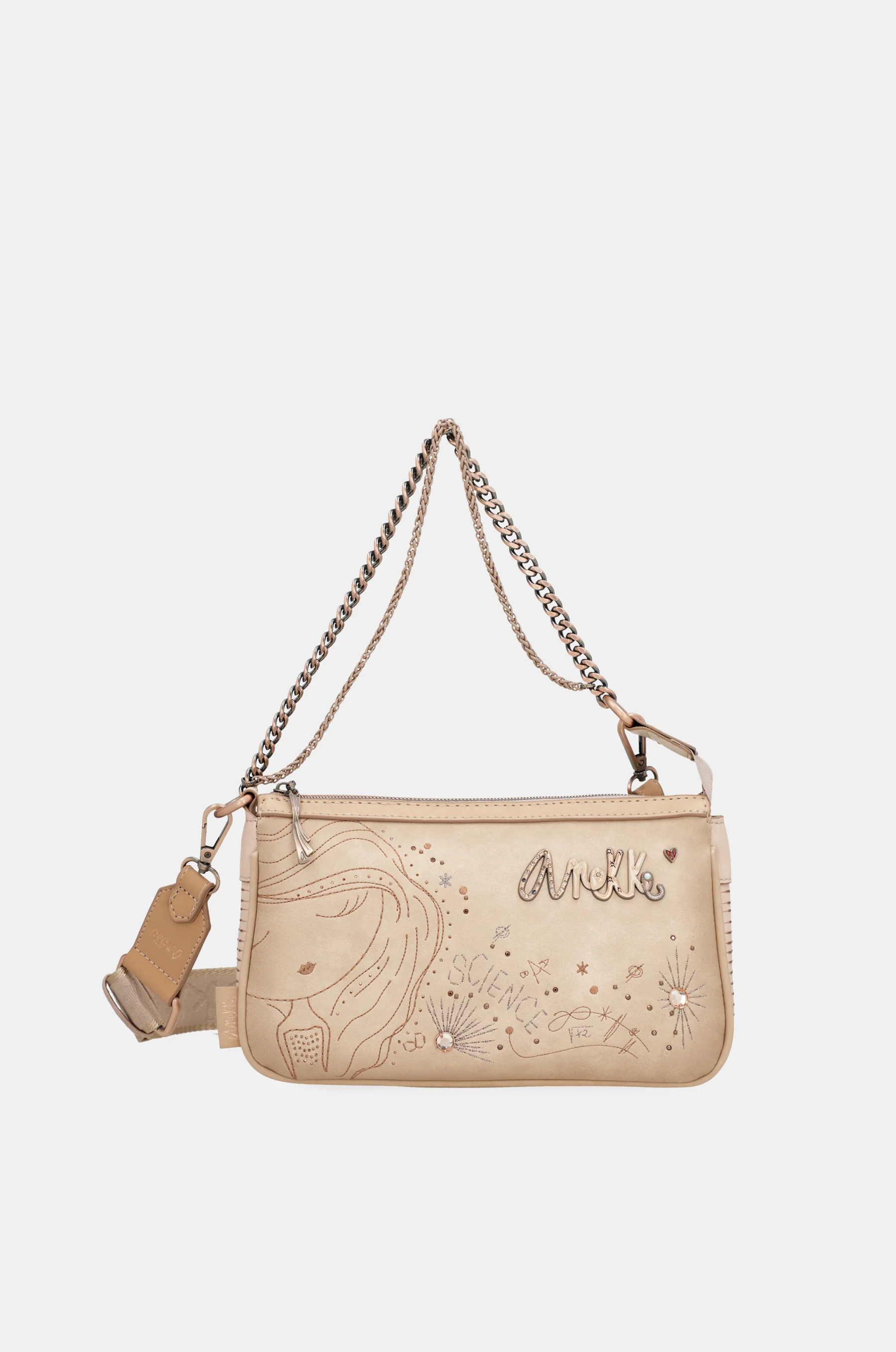 Baguette-Tasche „Studio Nude“