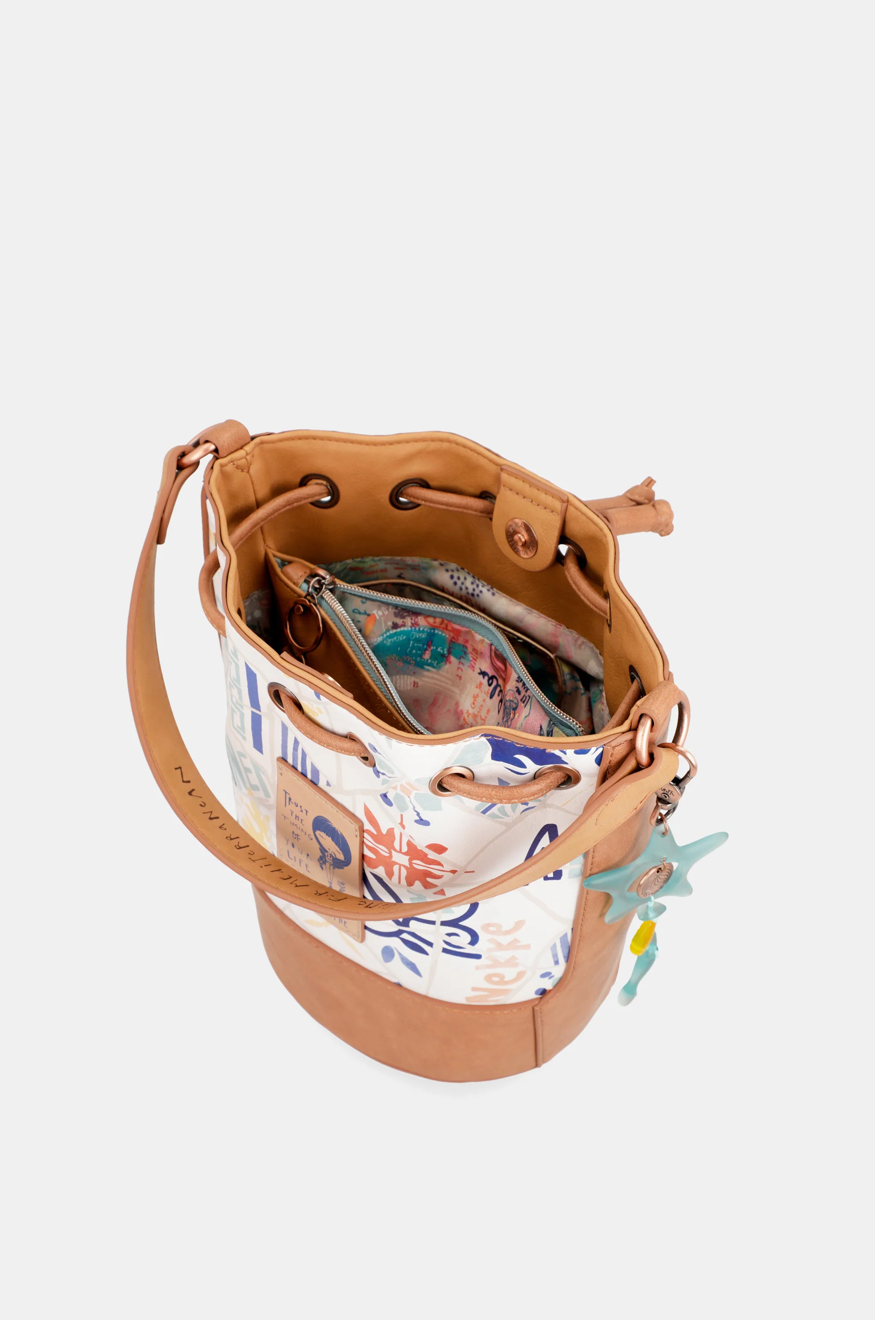 Sunrise Schultertasche mit drei Fächern - Image 3