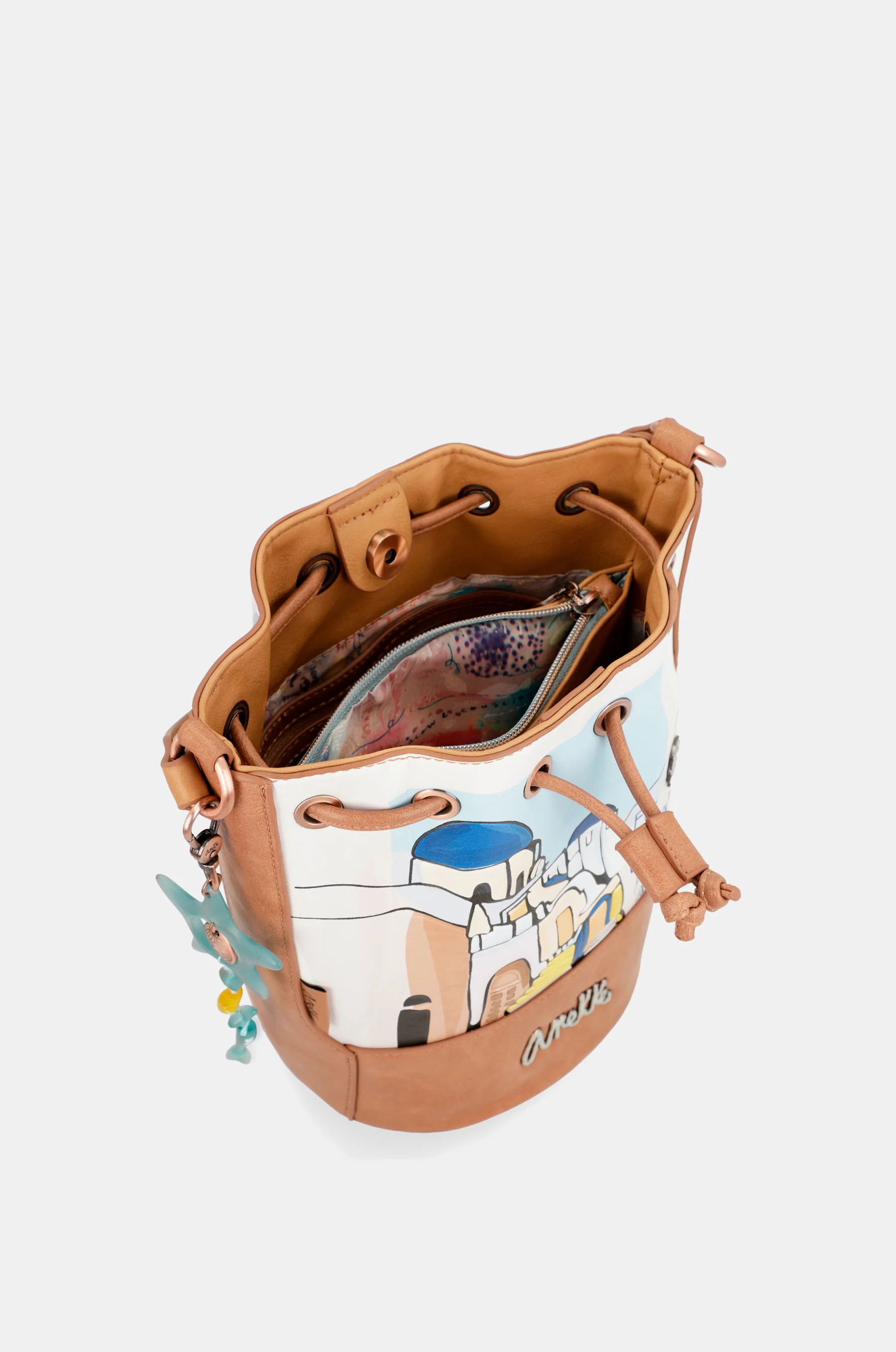 Sunrise Schultertasche mit drei Fächern - Image 4