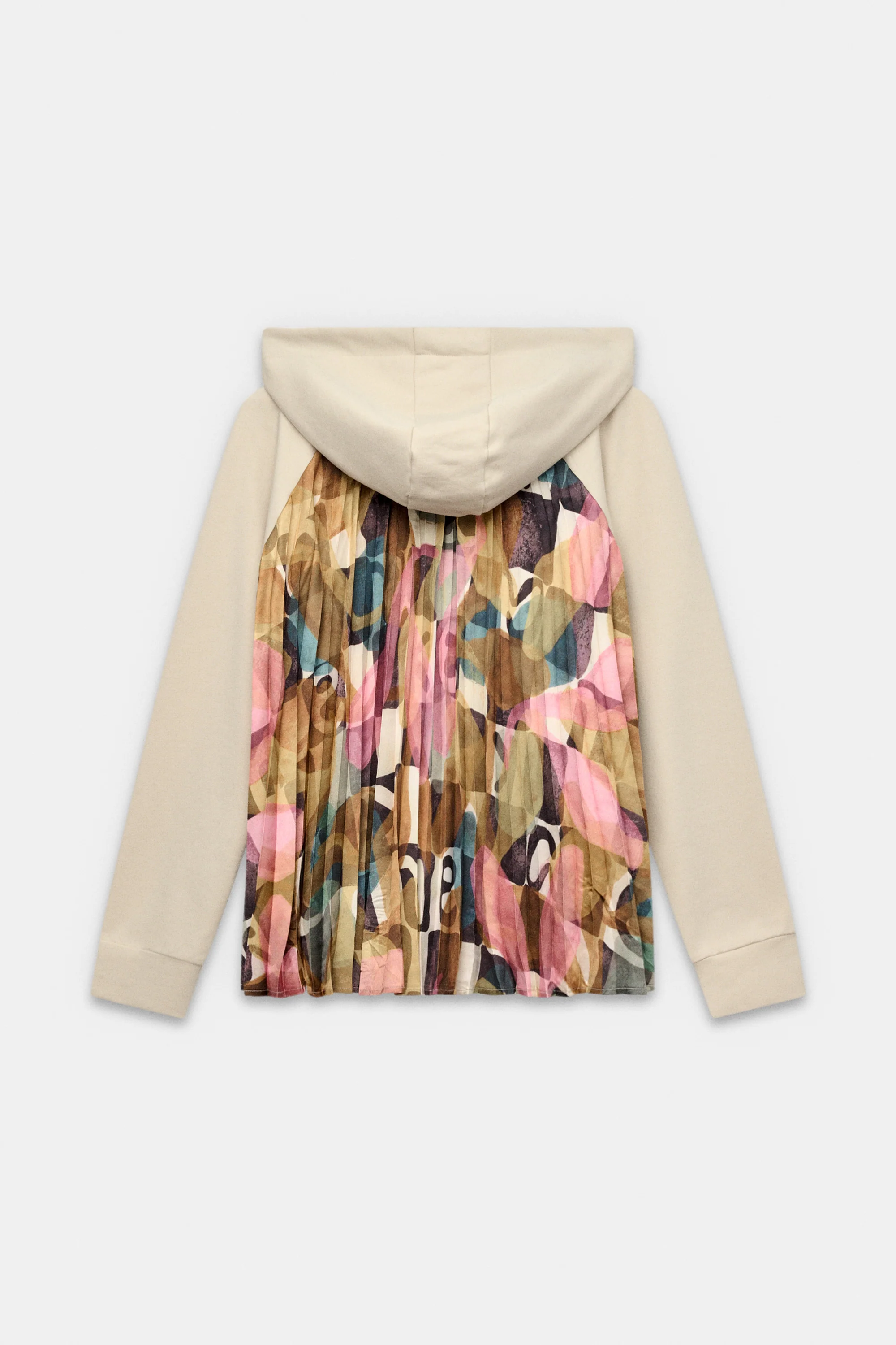Sweatshirt mit plissierter Kapuze - Image 3