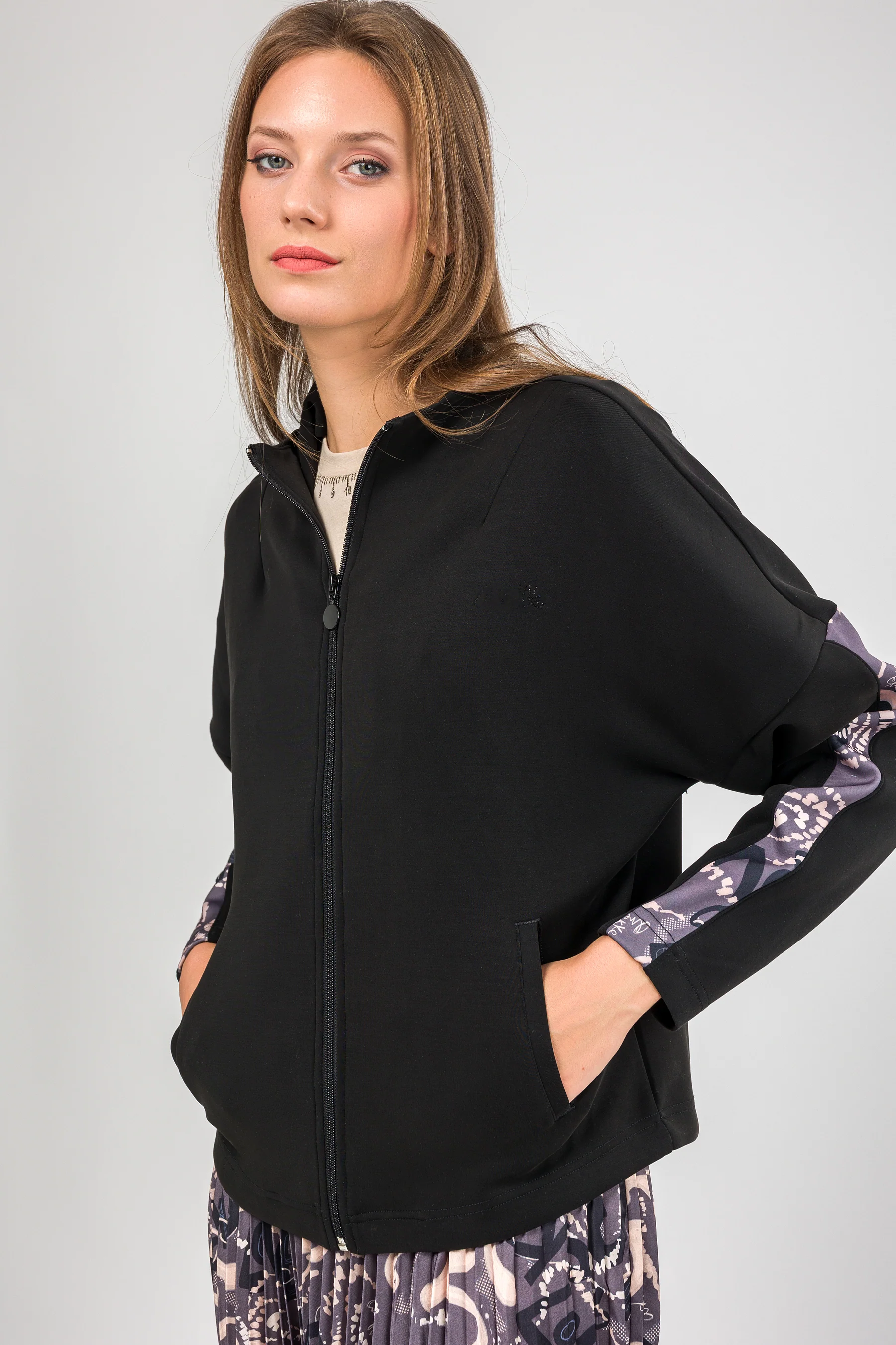 Sweatshirt schwarz Real