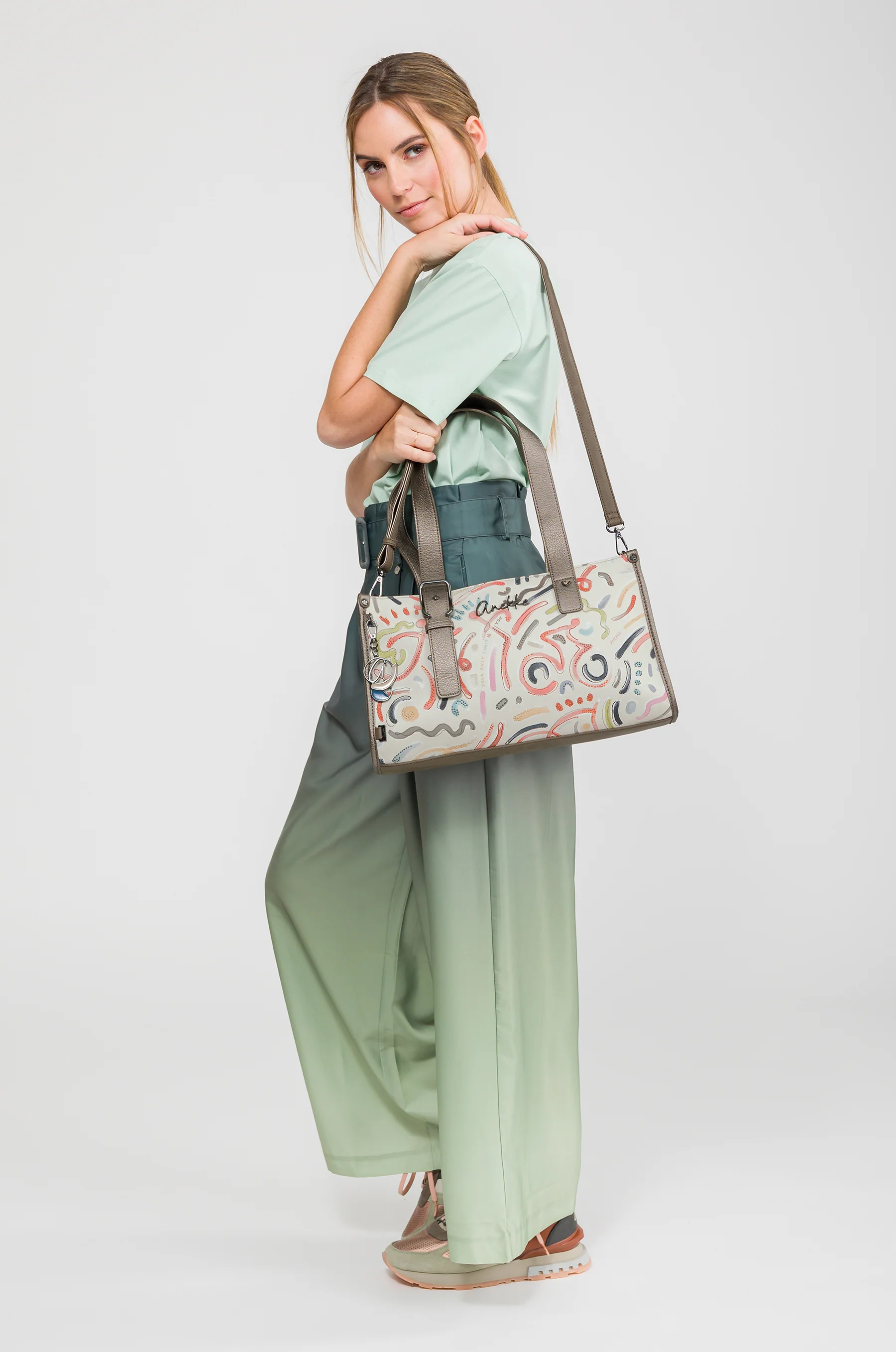 Tasche de zwei Griffen und Umhängeriemen Olympia - Image 4