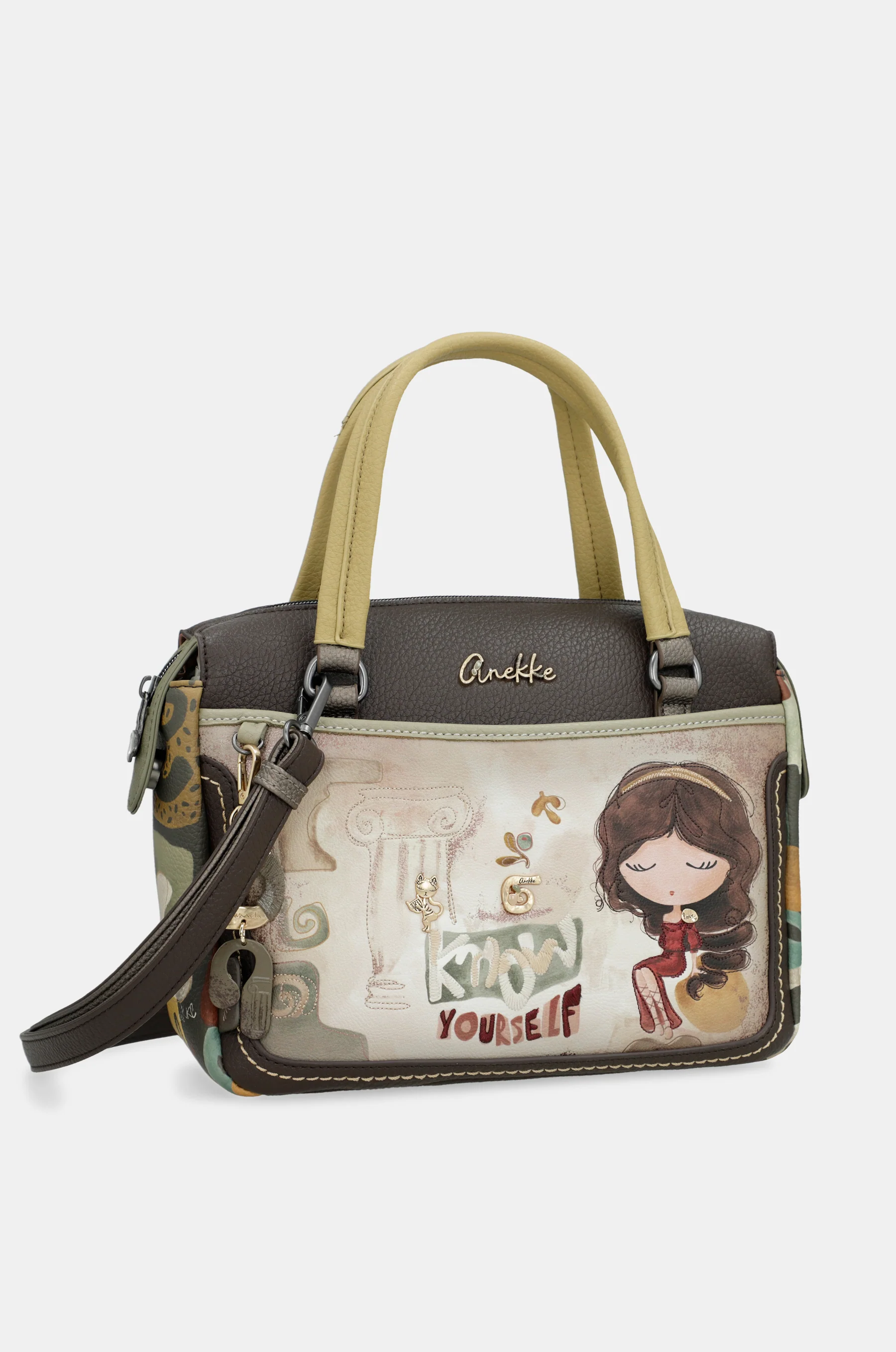 Tasche mit kurzem Griff und Umhängeriemen Muse - Image 9