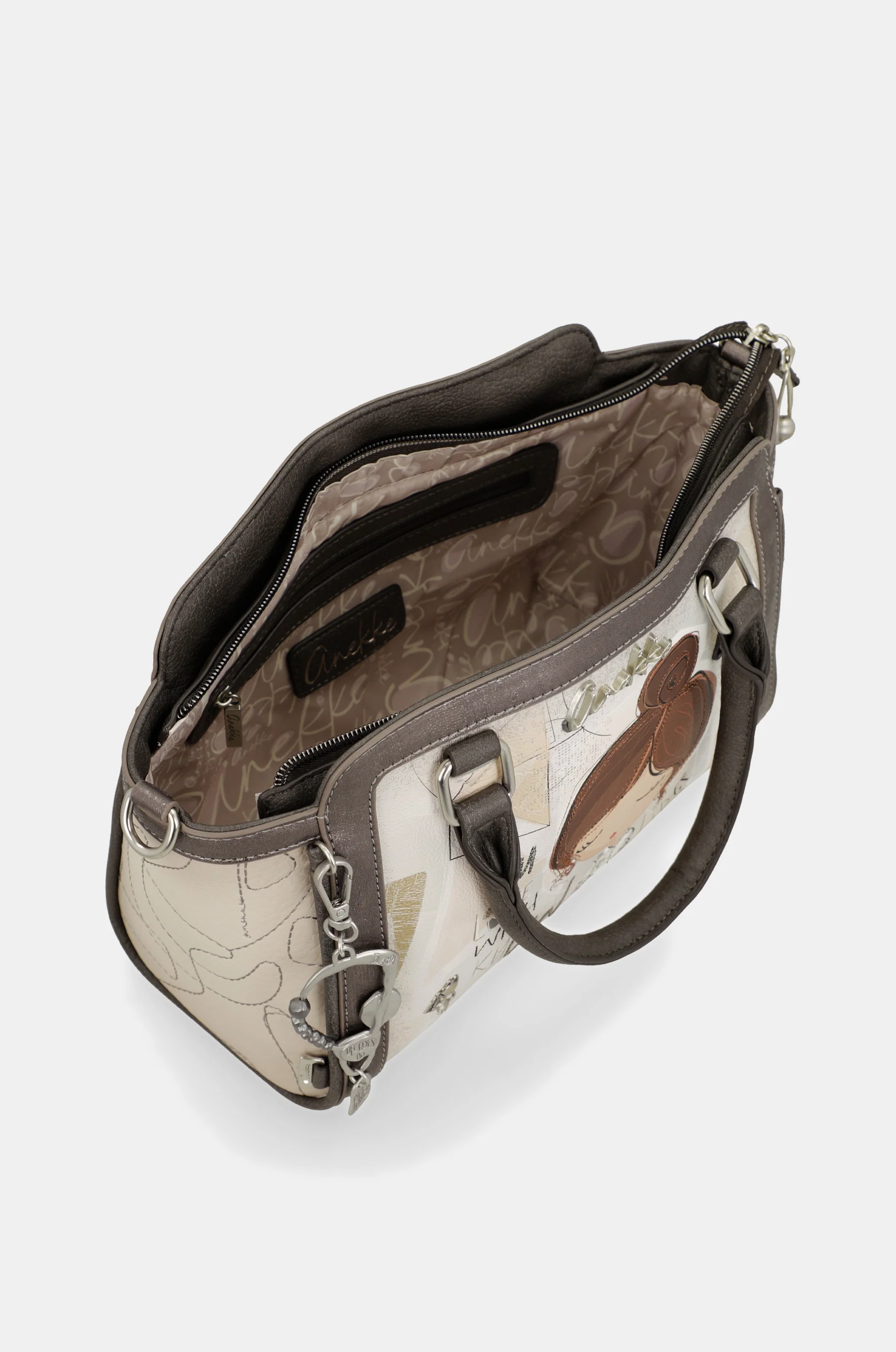 Tasche mit kurzem Griff und Umhängeriemen Sophia - Image 6