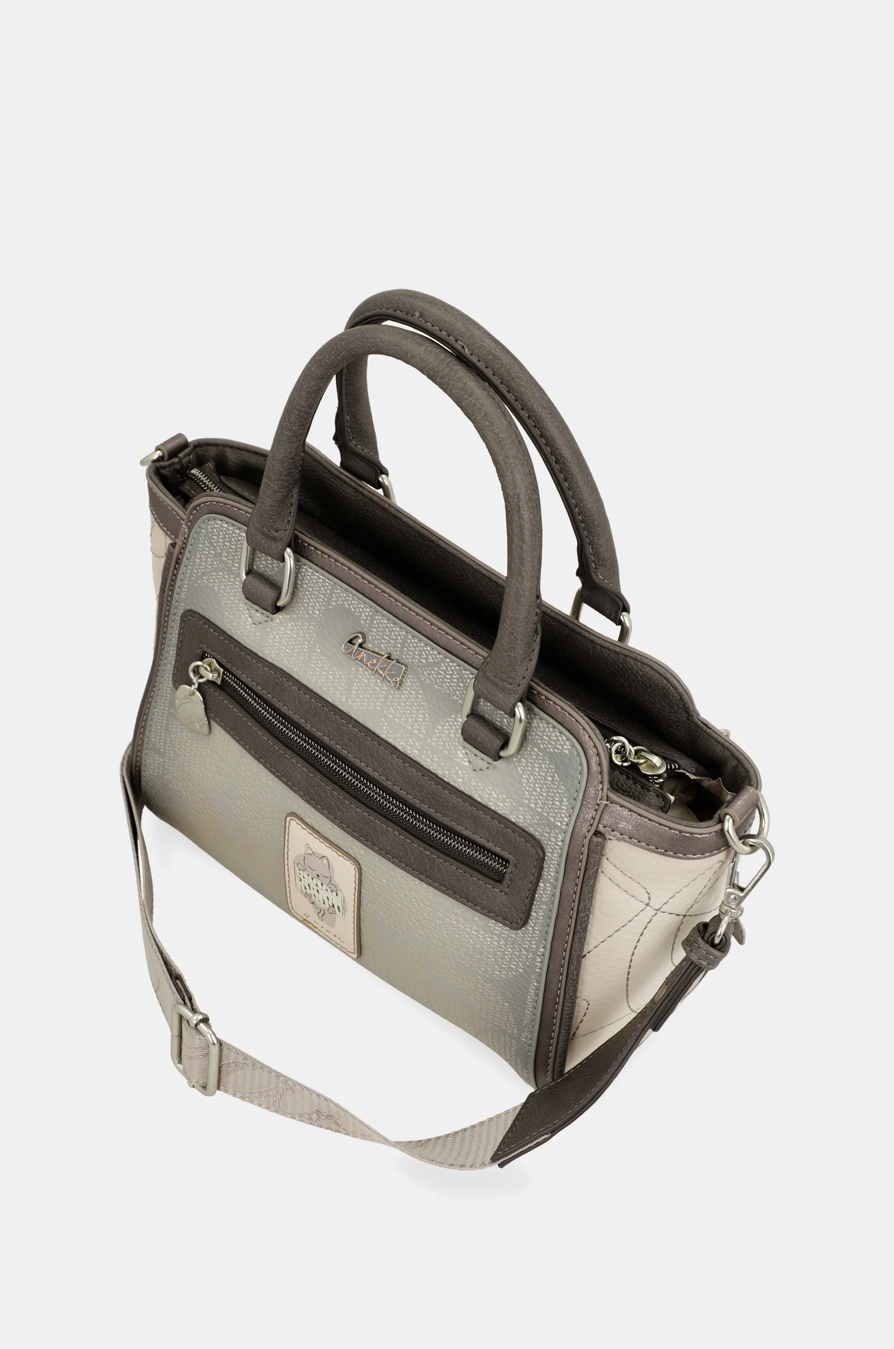 Tasche mit kurzem Griff und Umhängeriemen Sophia - Image 7