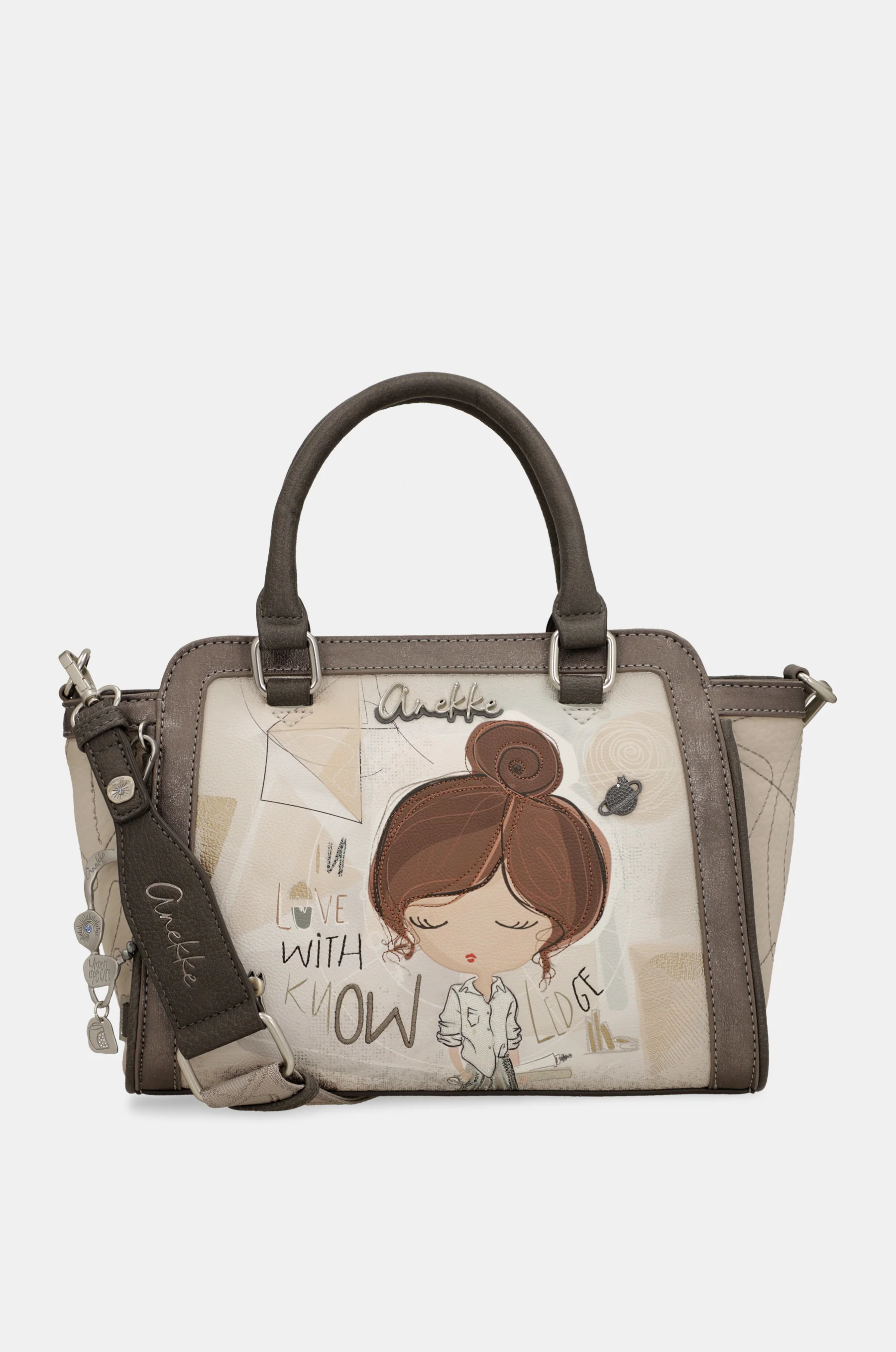 Tasche mit kurzem Griff und Umhängeriemen Sophia - Image 9