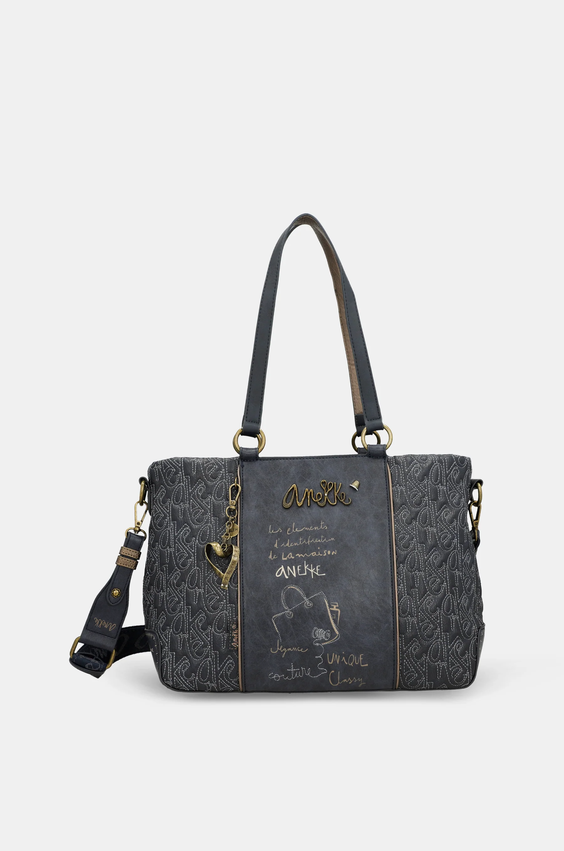 Tasche mit kurzem Henkel und Umhängeriemen Boutique