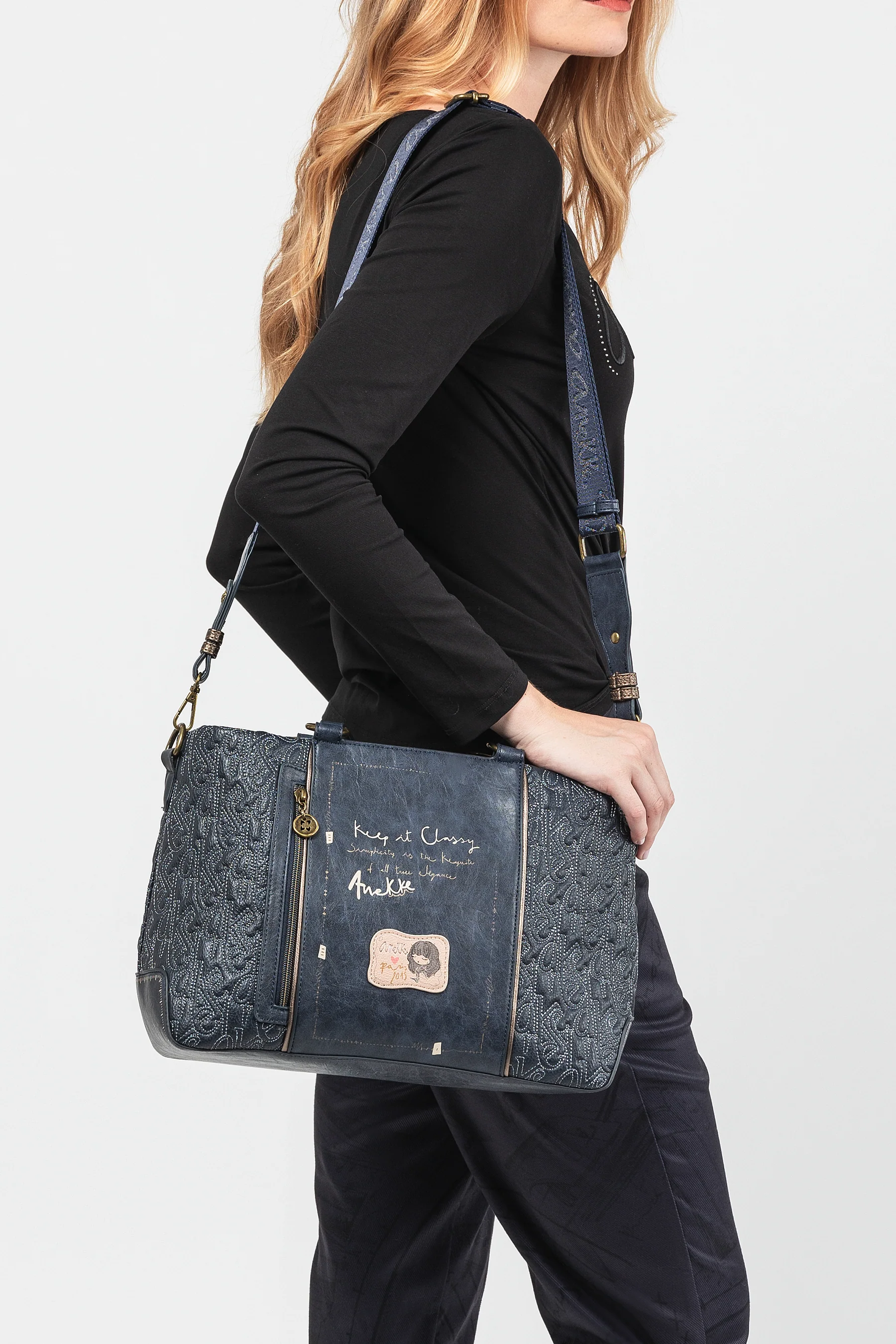 Tasche mit kurzem Henkel und Umhängeriemen Boutique - Image 4
