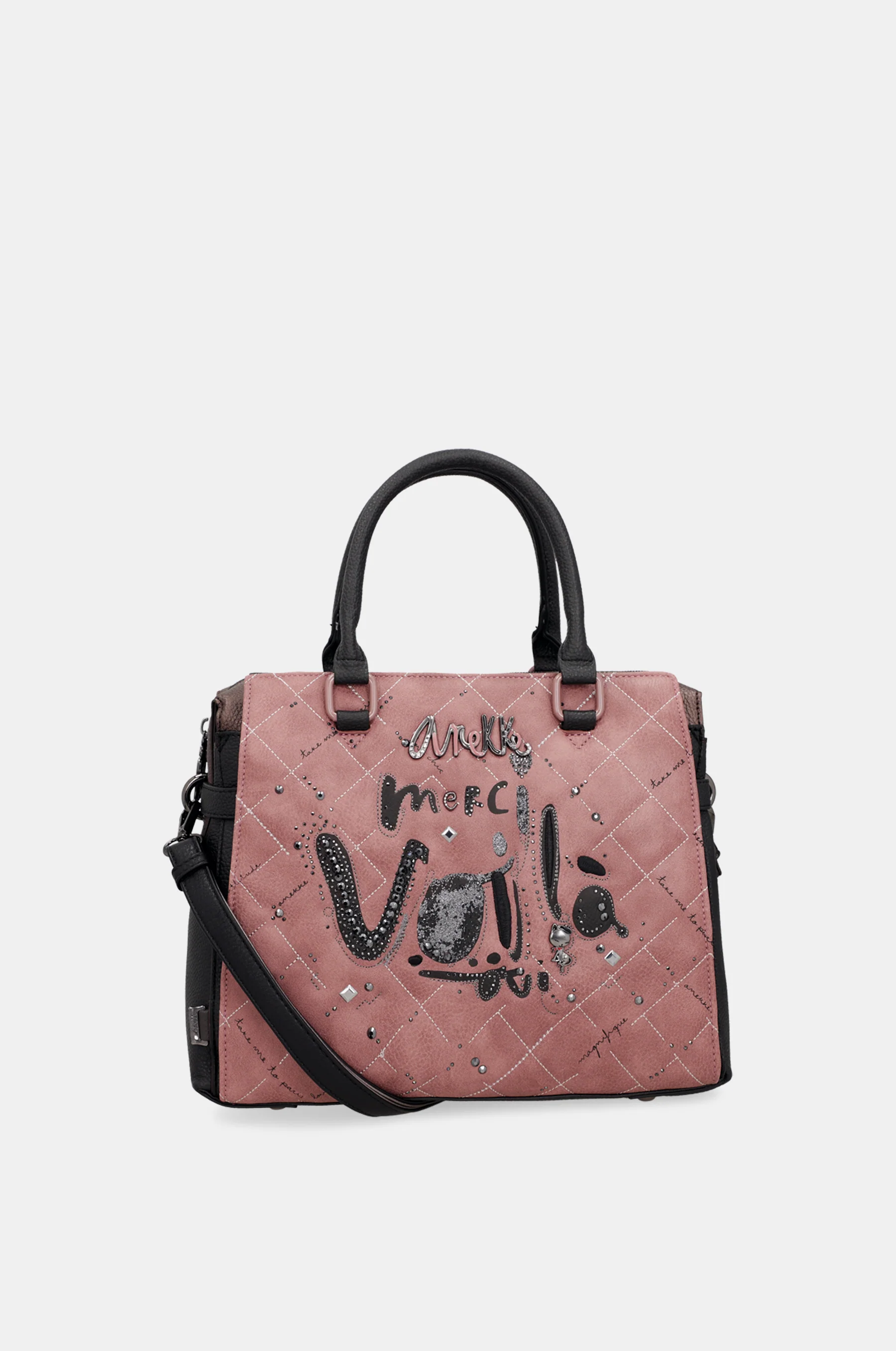 Tasche mit kurzem Henkel und Umhängeriemen Parisian - Image 8