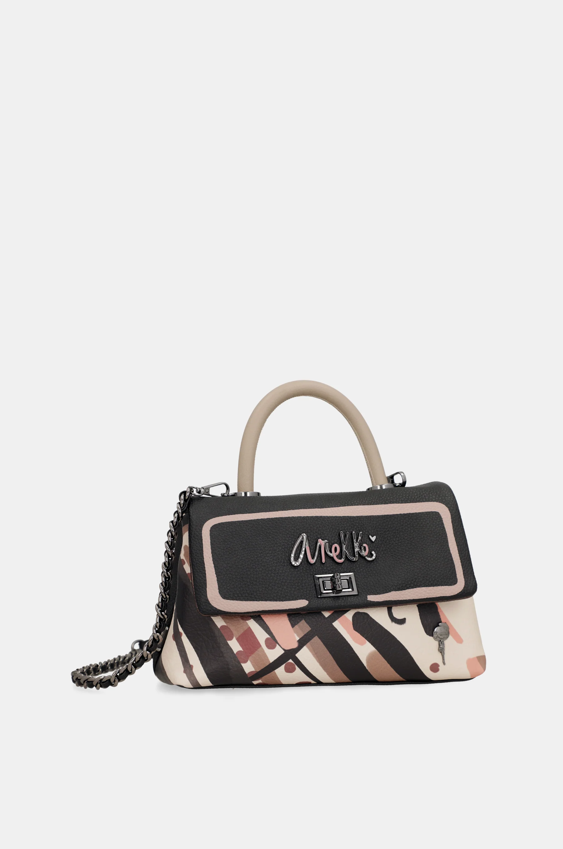 Tasche mit kurzem Henkel und Umhängeriemen Parisian klein - Image 11