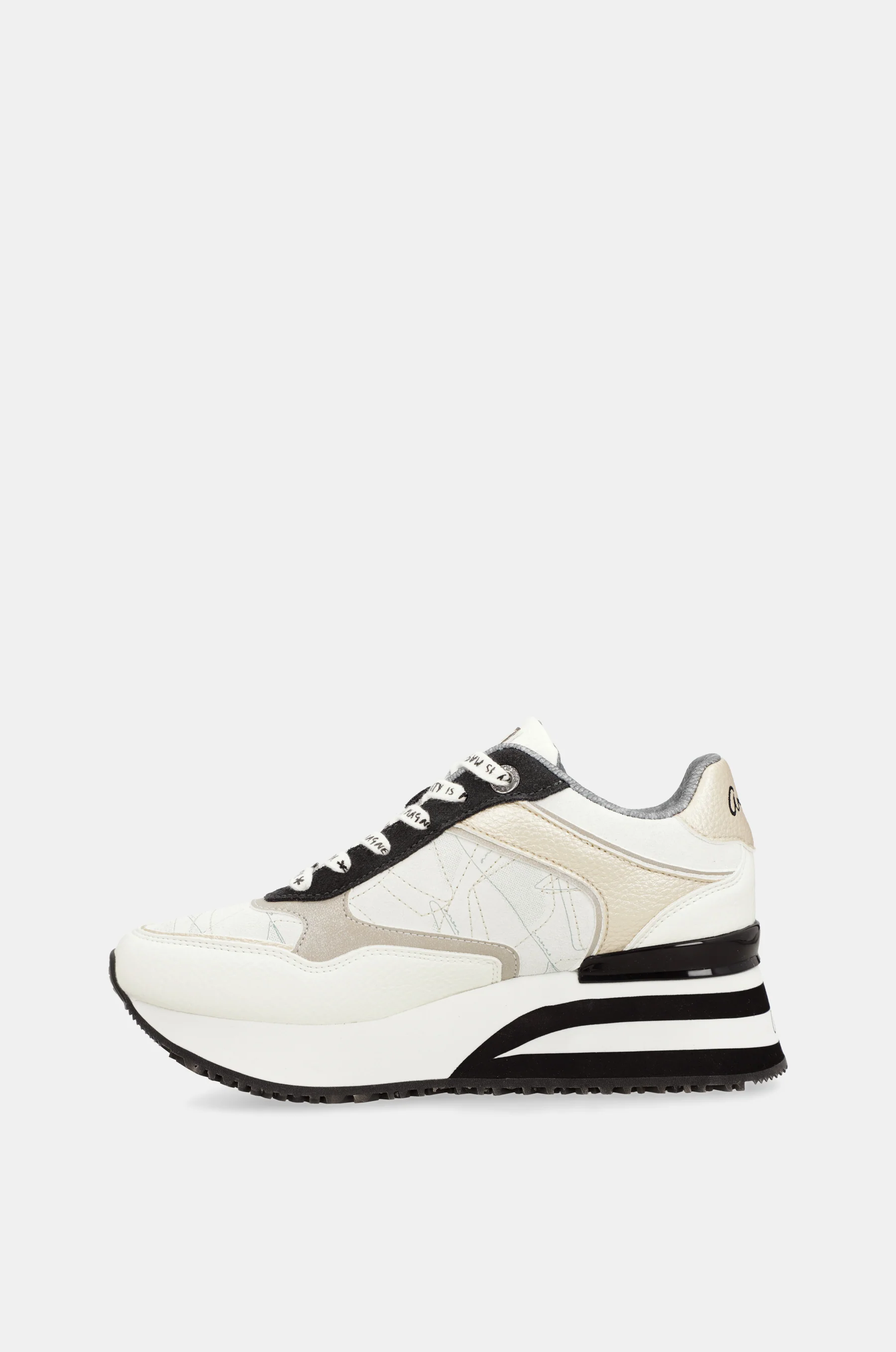 Weiße Sneaker mit schwarzen Details - Image 7