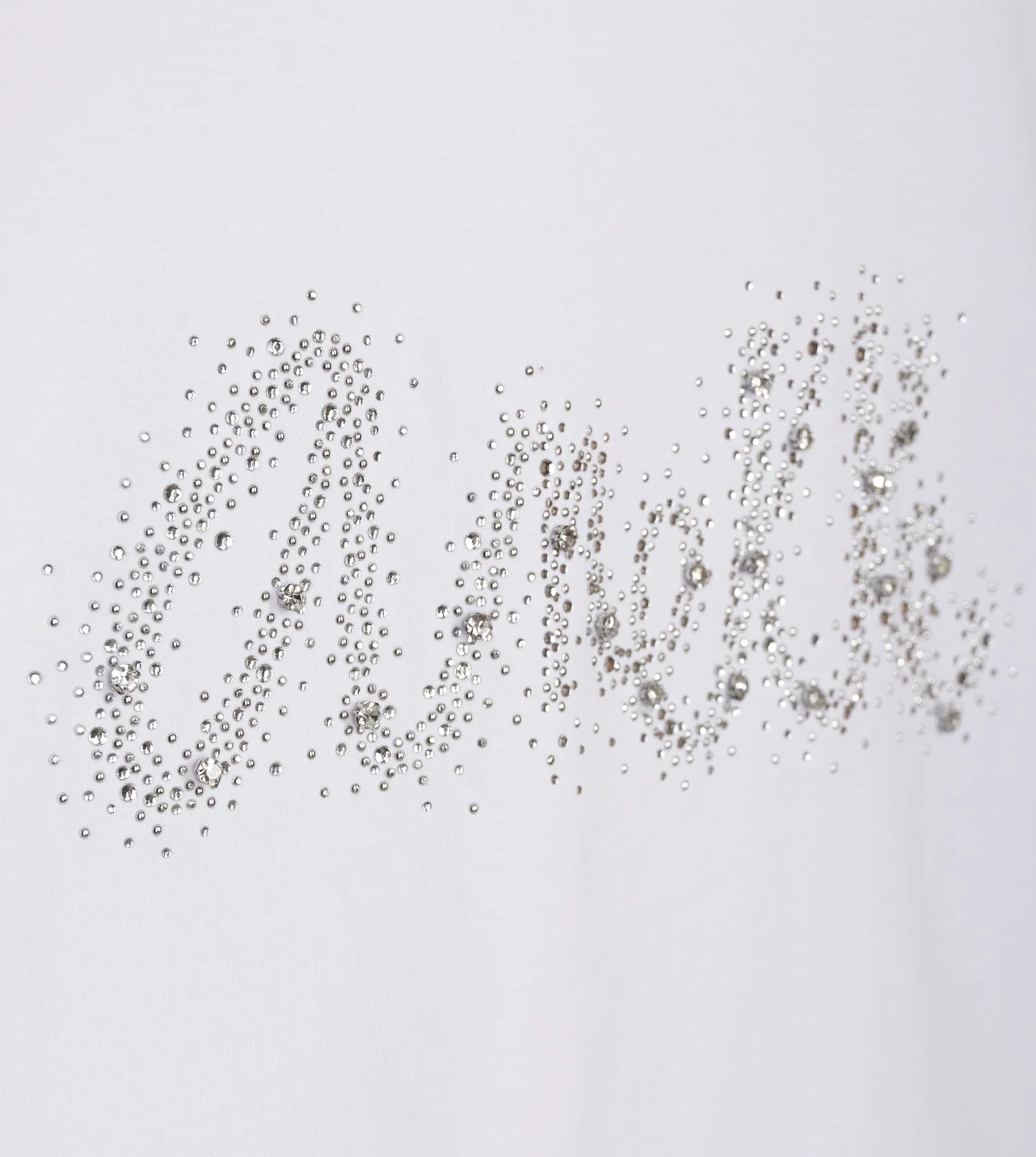 Weißes Glitzer-T-Shirt - Image 5