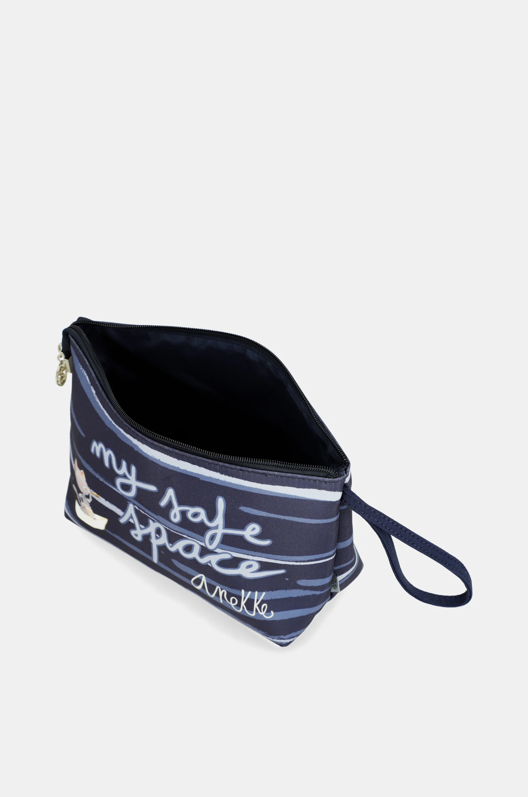 Weit geschnittene blaue Strandtasche - Image 10