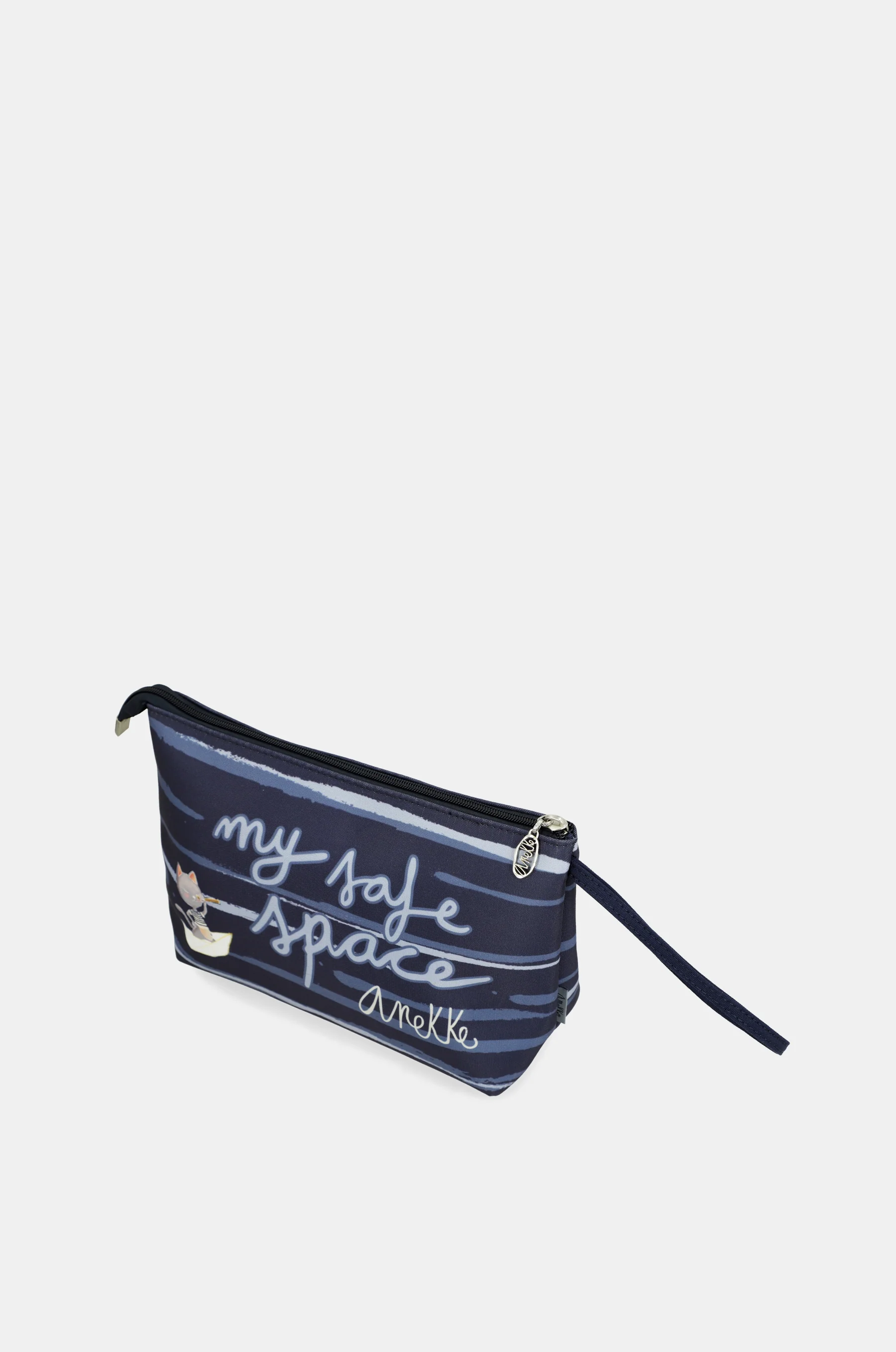 Weit geschnittene blaue Strandtasche - Image 8